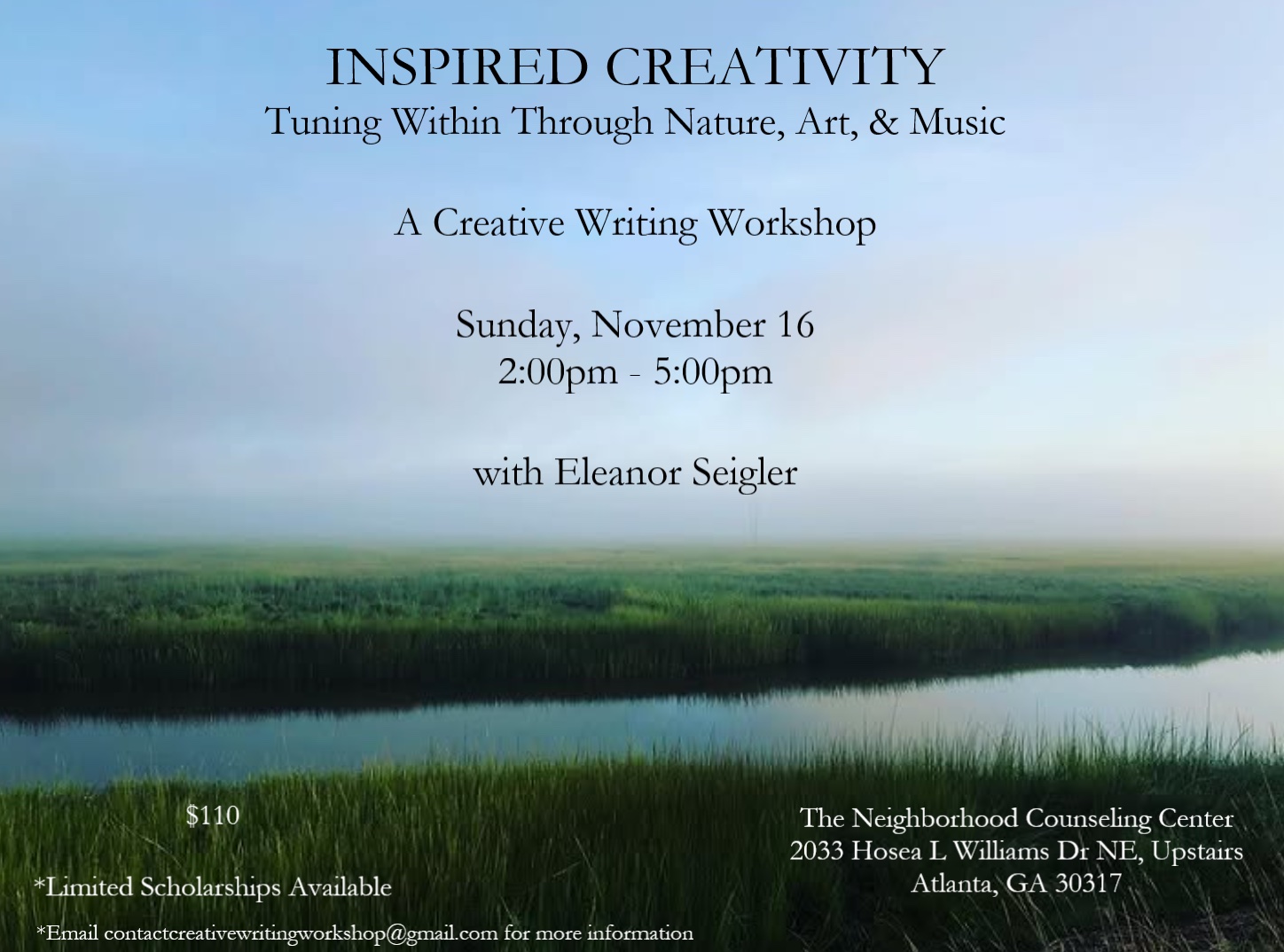 Seigler NCC Workshop Graphic